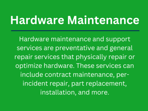 What Is Hardware Maintenance Lexicon Technologies What Is Hardware Maintenance Lexicon Technologies